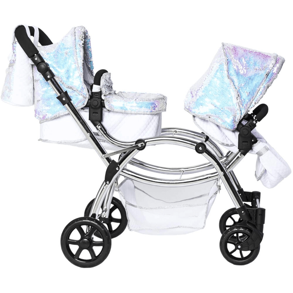 twin dolls pram