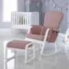Ickle Bubba Dursley Rocking Chair - Blush Pink