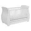 babymore bel 5 piece set white cot bed