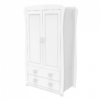 babymore bel 5 piece set white wardrobe