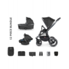 Venicci Tinum 3 in 1 Travel System – Camo Black (12 Piece Bundle)