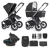 Venicci Tinum 3 in 1 Travel System – Camo Black (12 Piece Bundle)