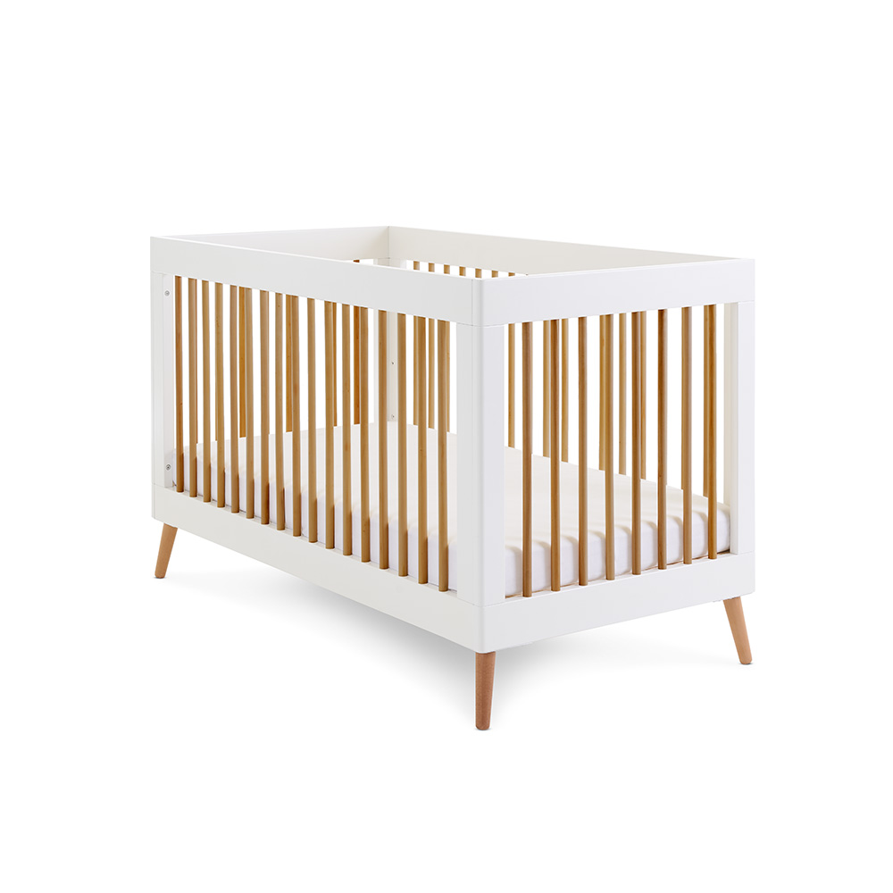 Obaby Maya Cot Bed - Cot Bed top Lowest Height End View