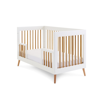 Obaby Maya Cot Bed - End View with Side Rails