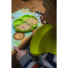 Callowesse Animal Silicone Plate – Green Owl