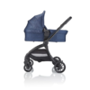 JuniorJones J-SPIRIT Carrycot - Insignia Navy - Stroller Side View