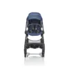 JuniorJones J-SPIRIT Stroller - Insignia Navy - Front View with bumper bar