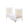 Obaby Maya Mini Cot Bed Standard Image End View Toddler Bed No Rails