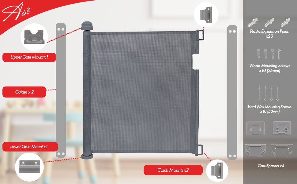 callowesse air 2 grey white comes with