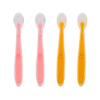 Callowesse Silicone Spoons 4 Pack- Pink and Orange