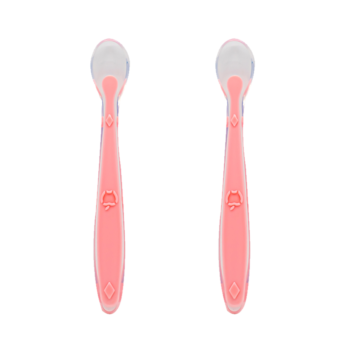 Callowesse Silicone Spoons 2 Pack - Pink