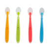 Callowesse Silicone Spoons 4 Pack - Blue, Green, Orange & Red