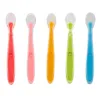 Callowesse Silicone Spoons 5 Pack - Blue, Green, Orange, Pink & Red
