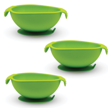 Callowesse Silicone Bowls 3 Pack - Green