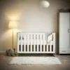 Nika Cot Bed- Grey Wash & White- Lifestyle Image