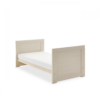 Nika Cot Bed- Oatmeal- Toddler Bed side view