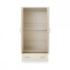 Nika Double Wardrobe- Oatmeal- Inside wardrobe