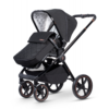 Venicci Tinum Special Edition 3 in 1 Travel System - Stylish Black (10 Piece Bundle) - Pushchair with footmuff Left Side