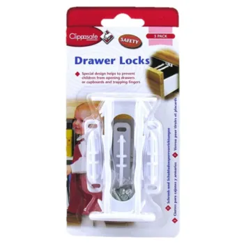 Clippasafe Drawer Lock - Pack of 3