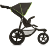 Hauck Runner Stroller- Black- Neon Yellow- Side View