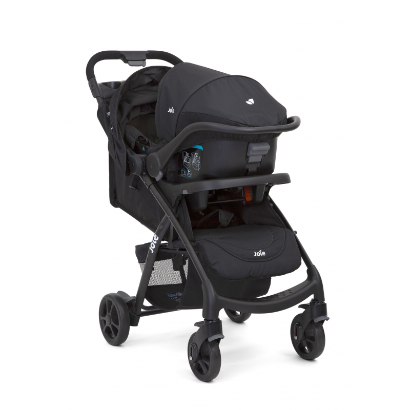 Joie Muze Travel System inc. JUVA 0+ Car Seat - Coal - Image 8