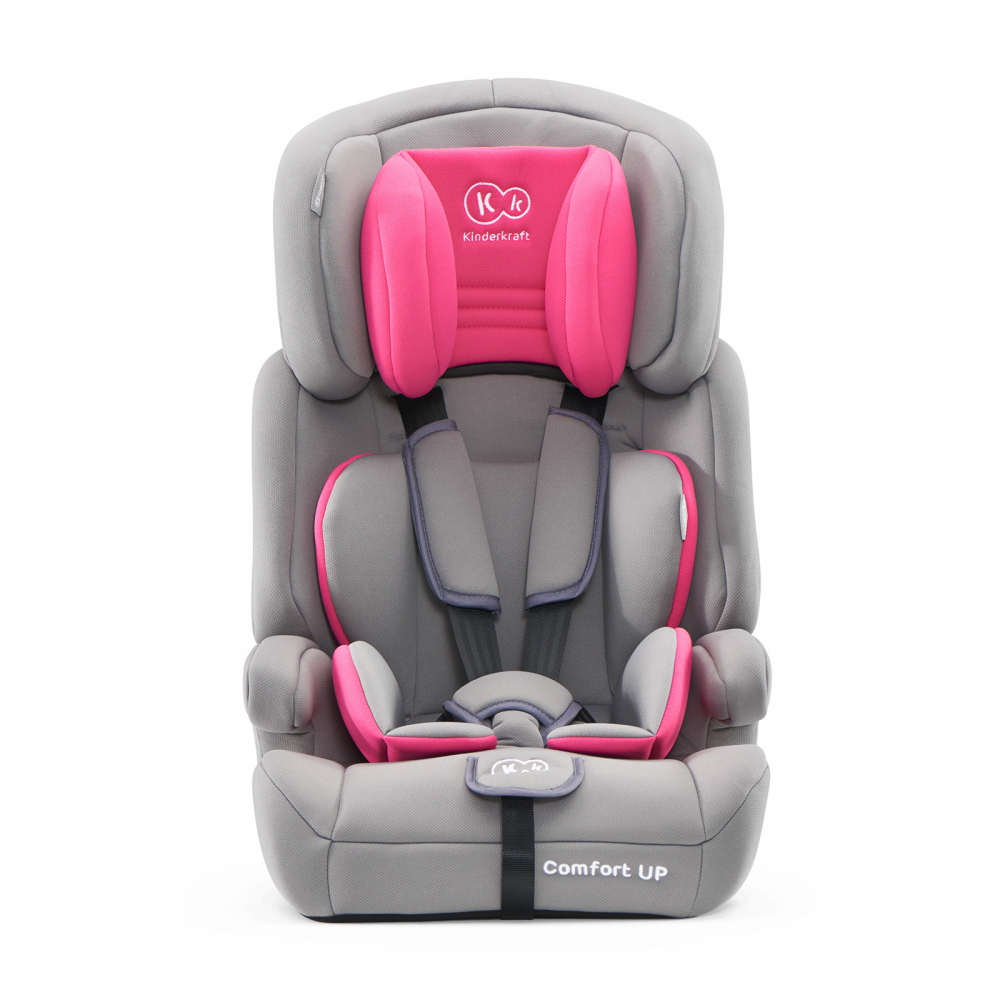 Kinderkraft Comfort Up Group 1/2/3 Car Seat - Pink - Image 3