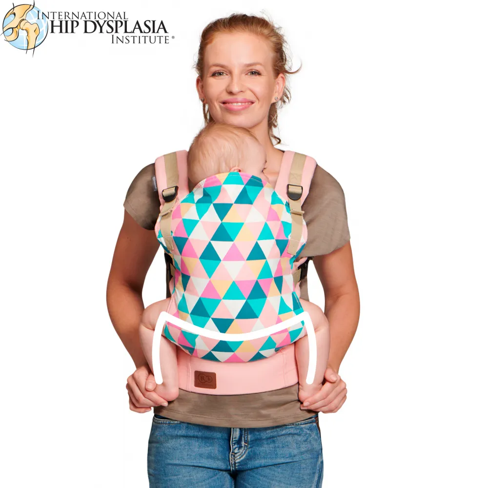 Kinderkraft Nino Baby Carrier Pink Baby Sling Baby Holder Travel