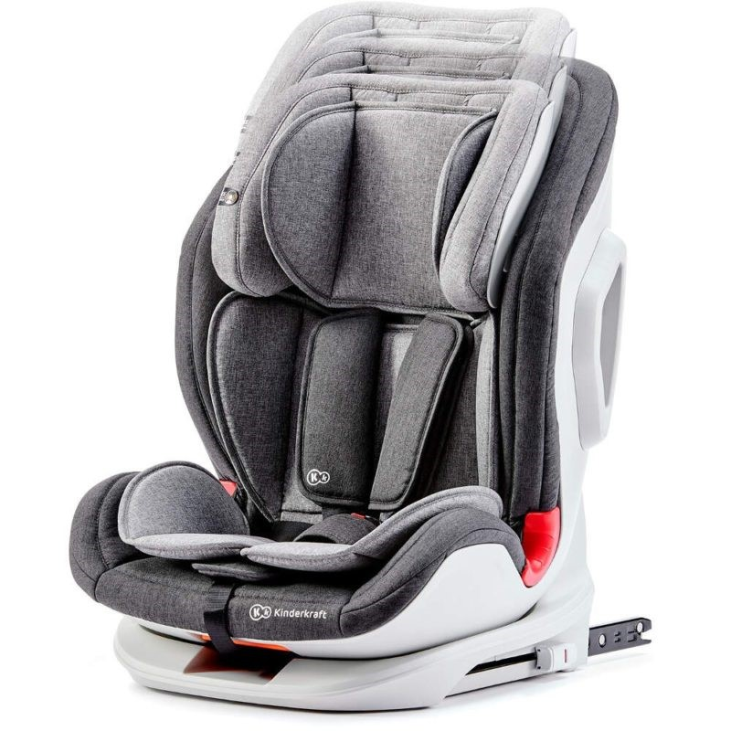 Kinderkraft Oneto3 Group 1/2/3 ISOFIX Car Seat - Black/Grey - Image 4