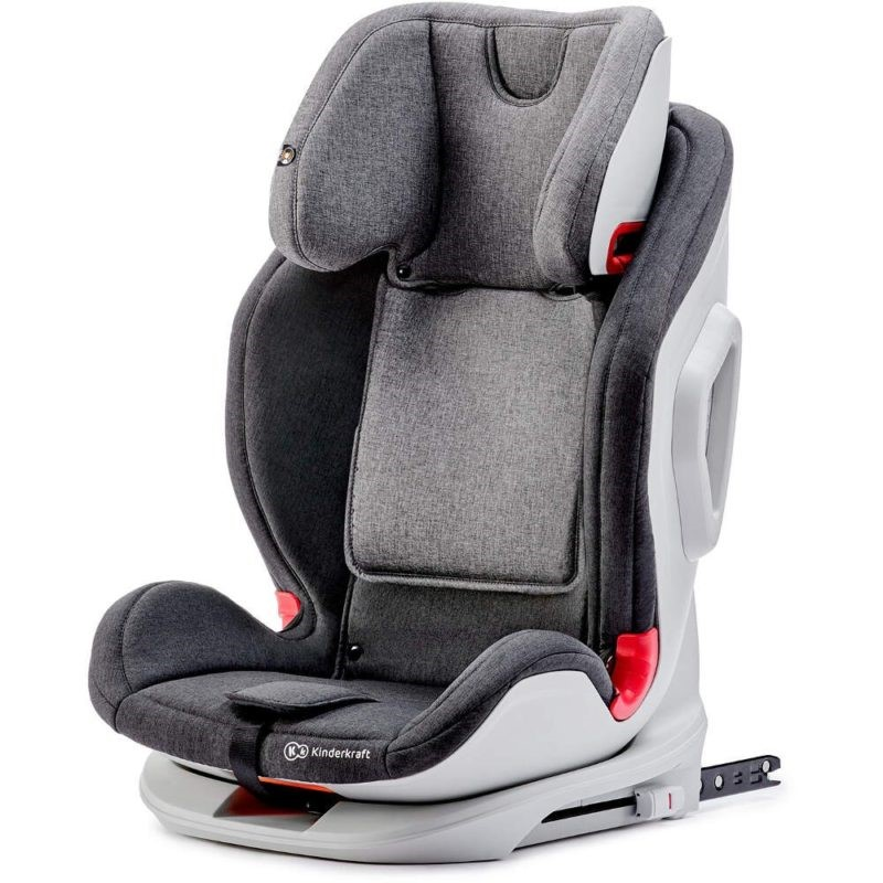 Kinderkraft Oneto3 Group 1/2/3 ISOFIX Car Seat - Black/Grey - Image 5