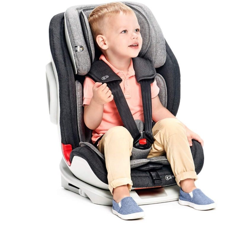 Kinderkraft Oneto3 Group 1/2/3 ISOFIX Car Seat - Black/Grey - Image 6