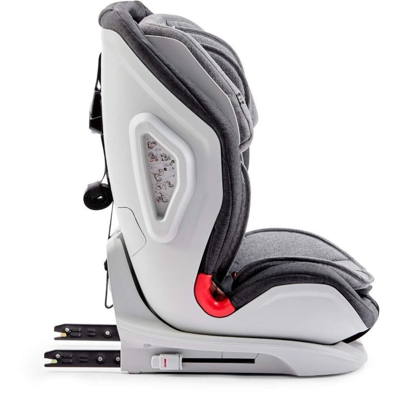 Kinderkraft Oneto3 Group 1/2/3 ISOFIX Car Seat - Black/Grey - Image 3