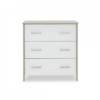 Nika Changing Unit- Grey Wash & White- Drawers