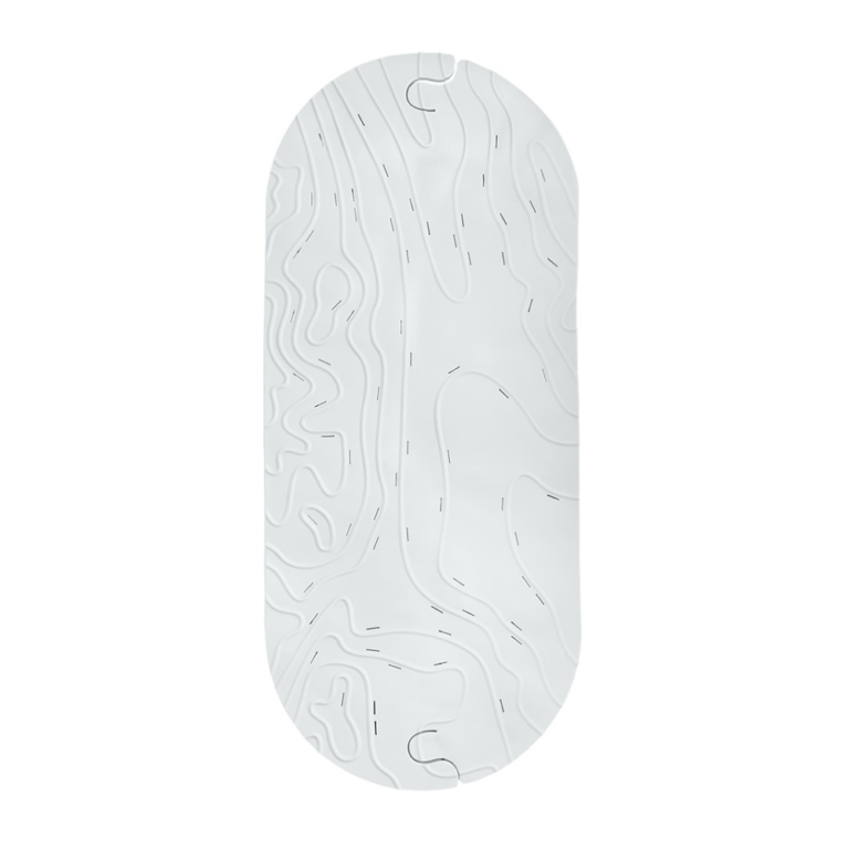 Boon Griffle Bath Mat Grey Bathroom Safety Olivers BabyCare