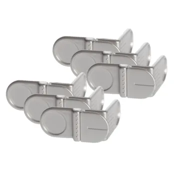 Dreambaby Angle Lock 6 Pack - Silver