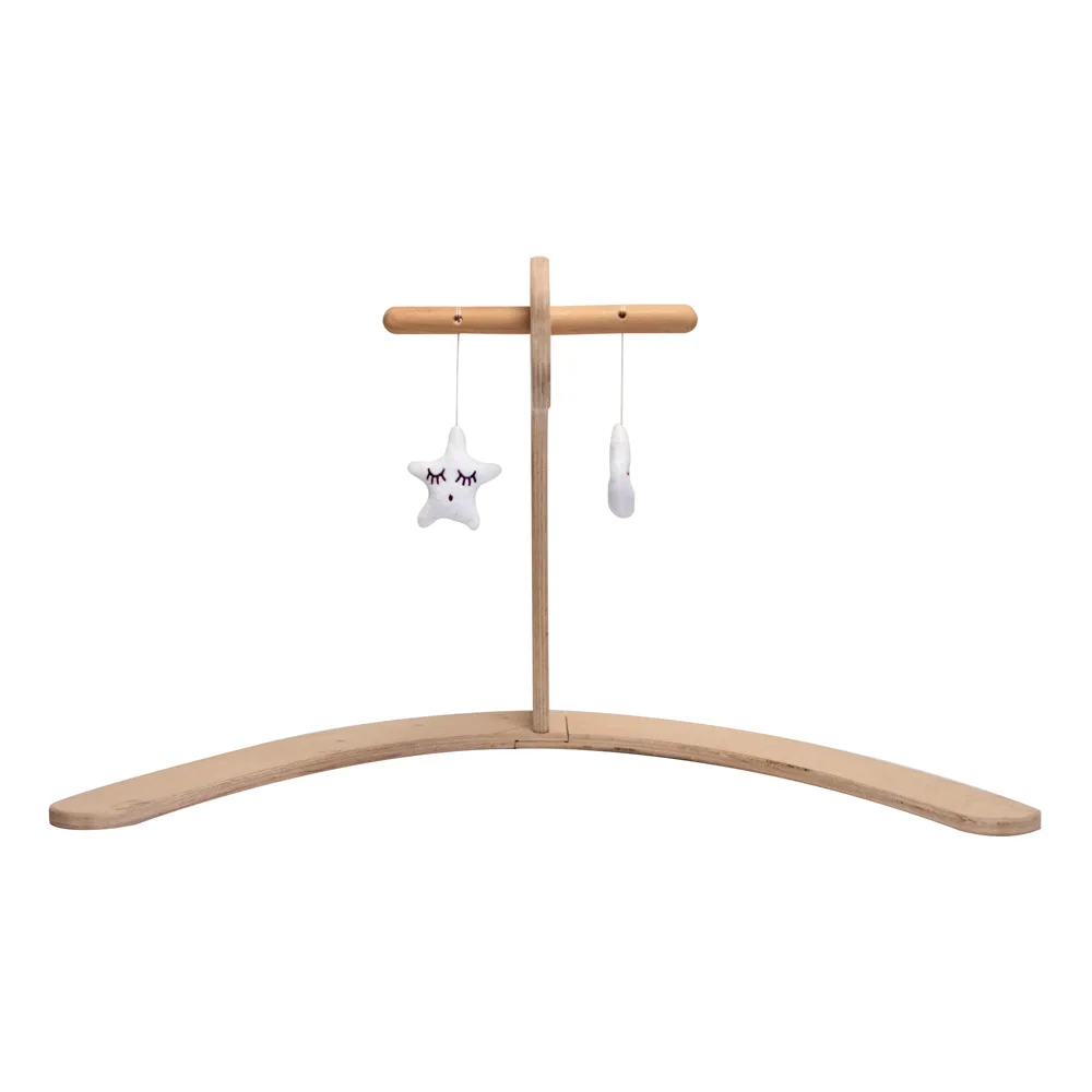 Callowesse Dinky Wooden Baby Gym Moon Star Newborn Play Gym