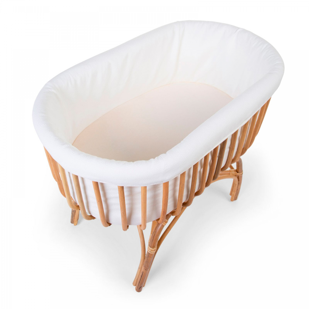Childhome Rattan Cradle, Cover & Mattress - Image 8