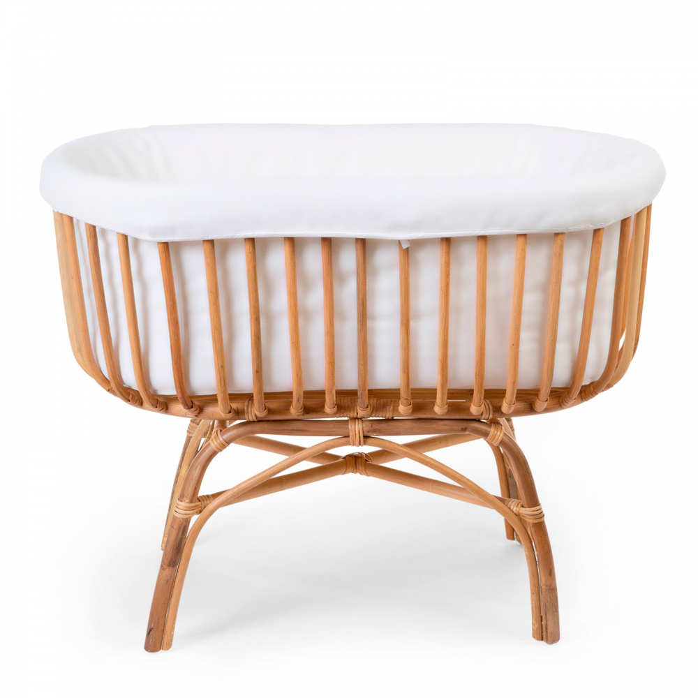 Childhome Rattan Cradle, Cover & Mattress - Image 7