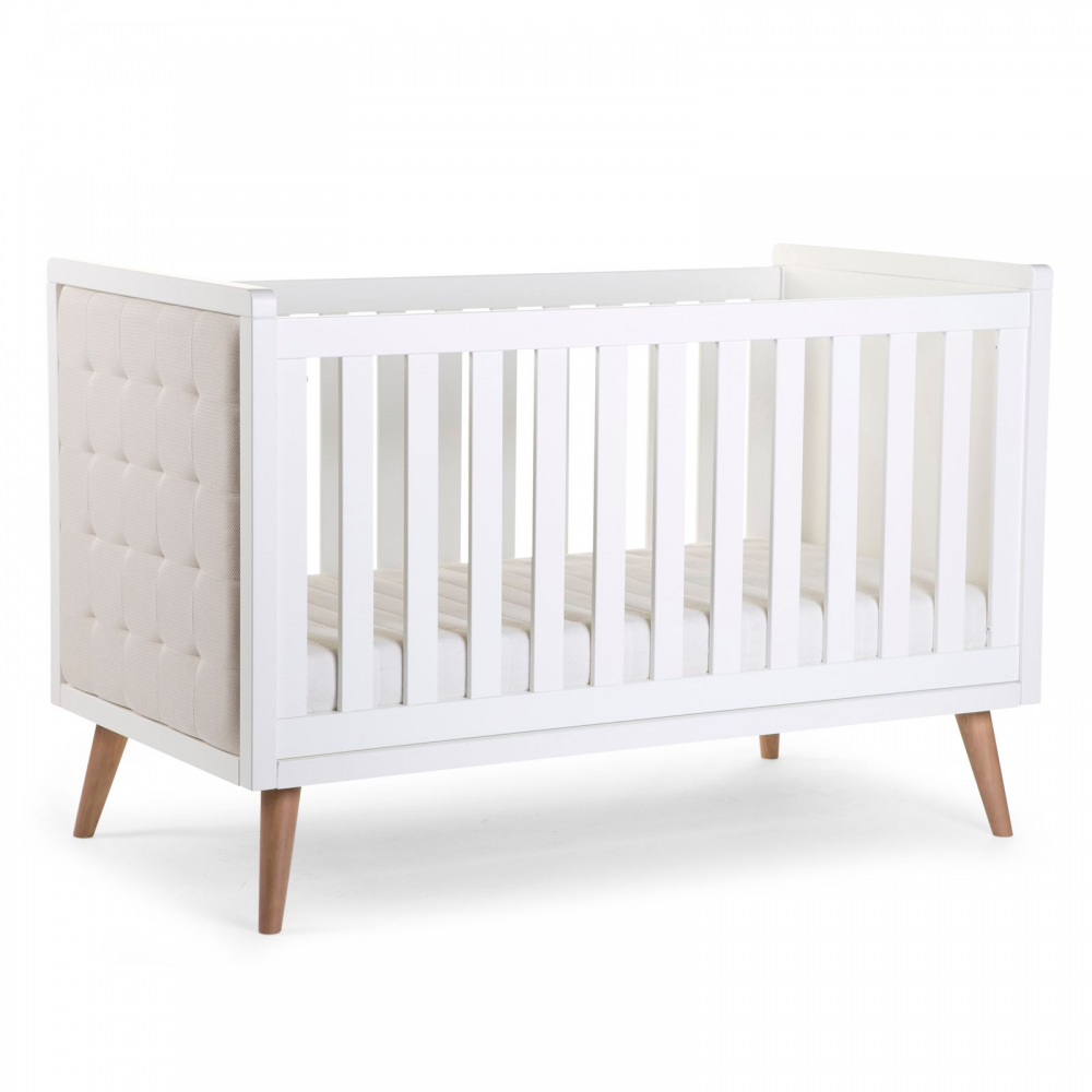 Childhome Retro Rio Cot Bed - White White Unisex