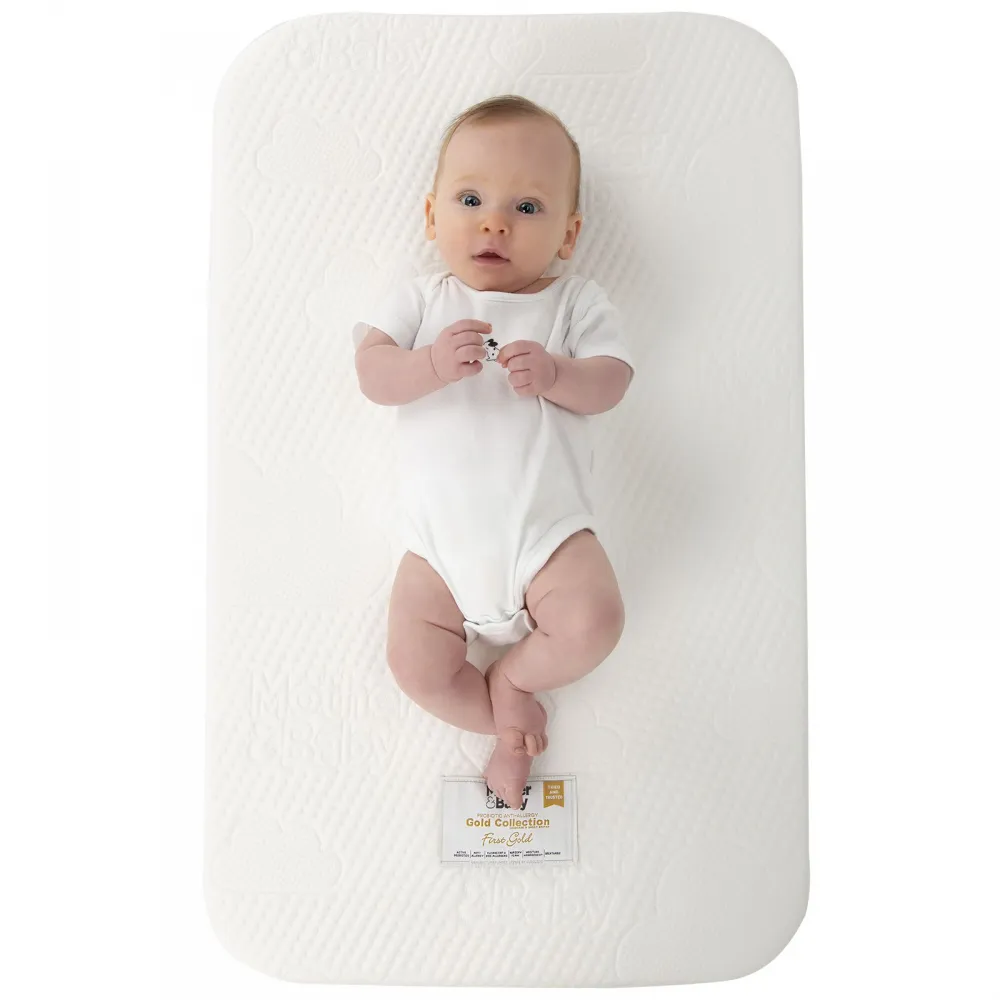 Mother&Baby First Gold Anti Allergy Foam Co Sleeper Mattress 83 x 50 cm