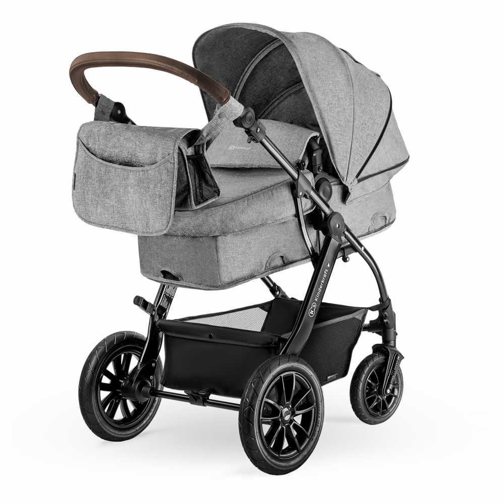 Kinderkraft Moov 3 in 1 Travel System - Melange Grey