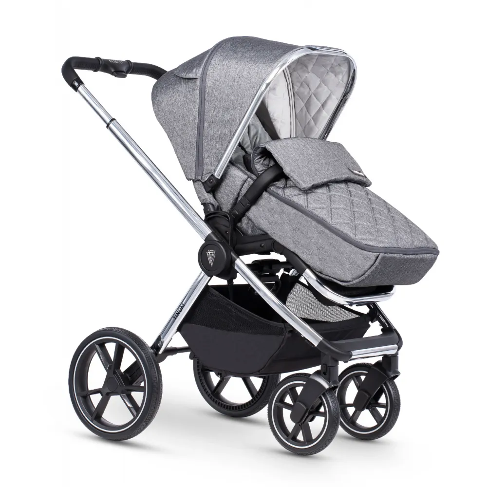 Venicci Tinum 2.0 2in1 Travel System- Rock Graphite- 8 Piece Bundle - Image 5