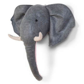 Childhome Animal Head Felt Wall Deco - Elephant