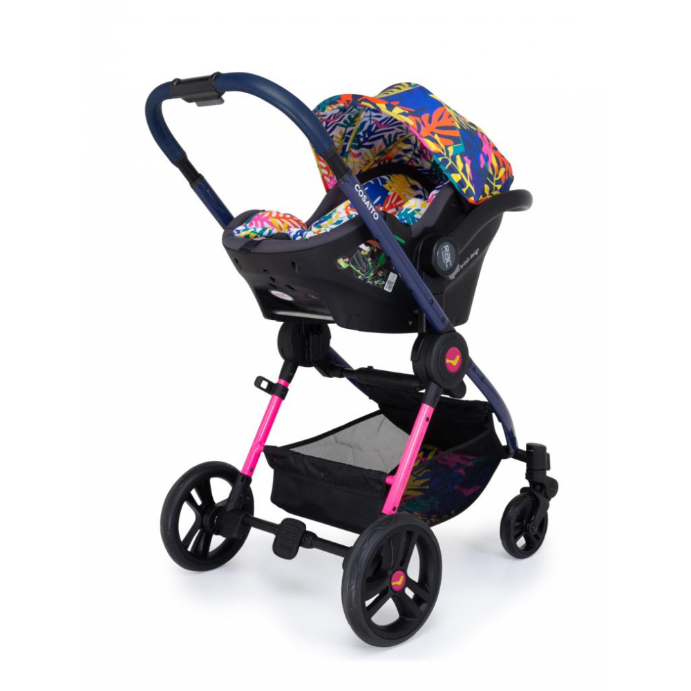 Cosatto Wowee Everything Travel System Bundle (Incl. i-Size 0+ Car Seat & Base) - Club Tropicana - Image 2
