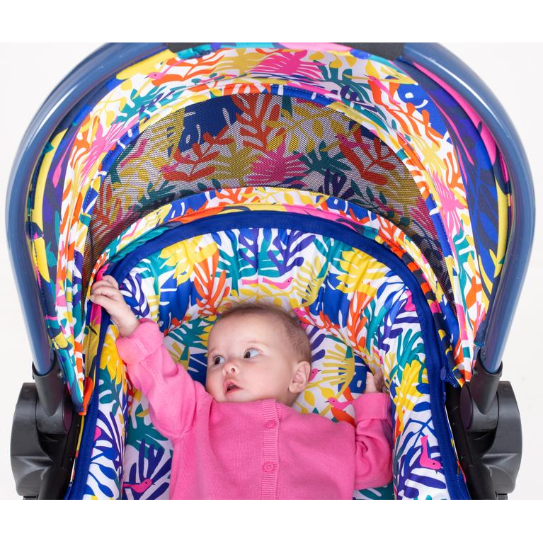 Cosatto Wowee Everything Travel System Bundle (Incl. i-Size 0+ Car Seat & Base) - Club Tropicana - Image 5