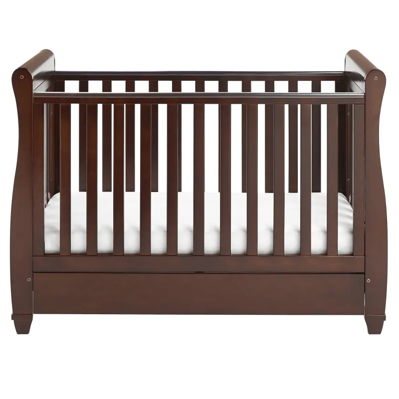 Brown cot bed top