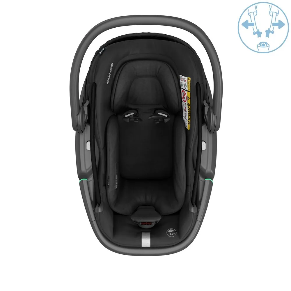 Maxi Cosi Coral 360 iSize Car Seat - Essential Black - Image 21