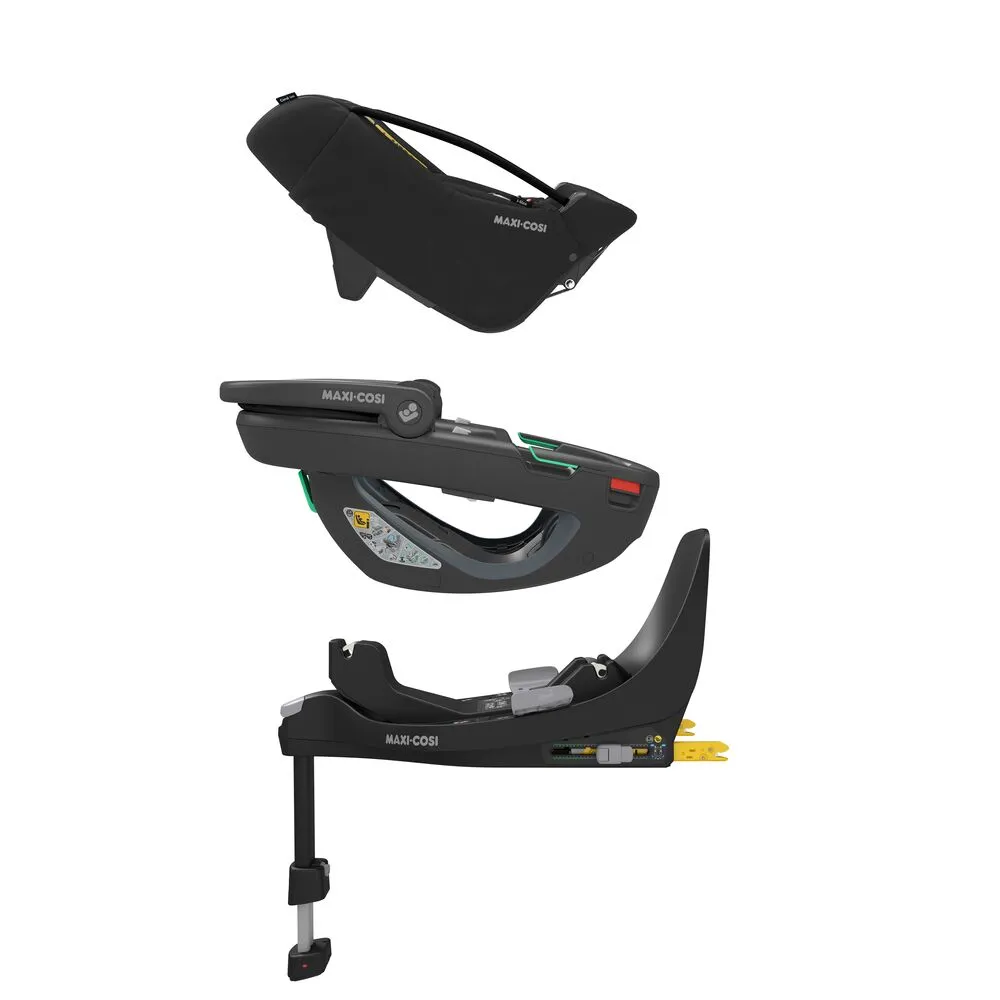 Maxi Cosi Coral 360 iSize Car Seat - Essential Black - Image 4