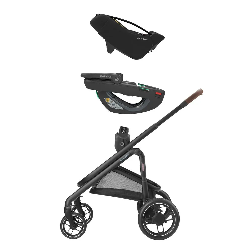 Maxi Cosi Coral 360 iSize Car Seat - Essential Black - Image 12
