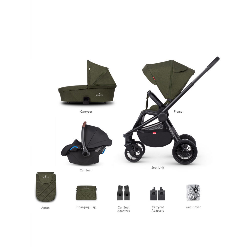 Venicci green sales pram