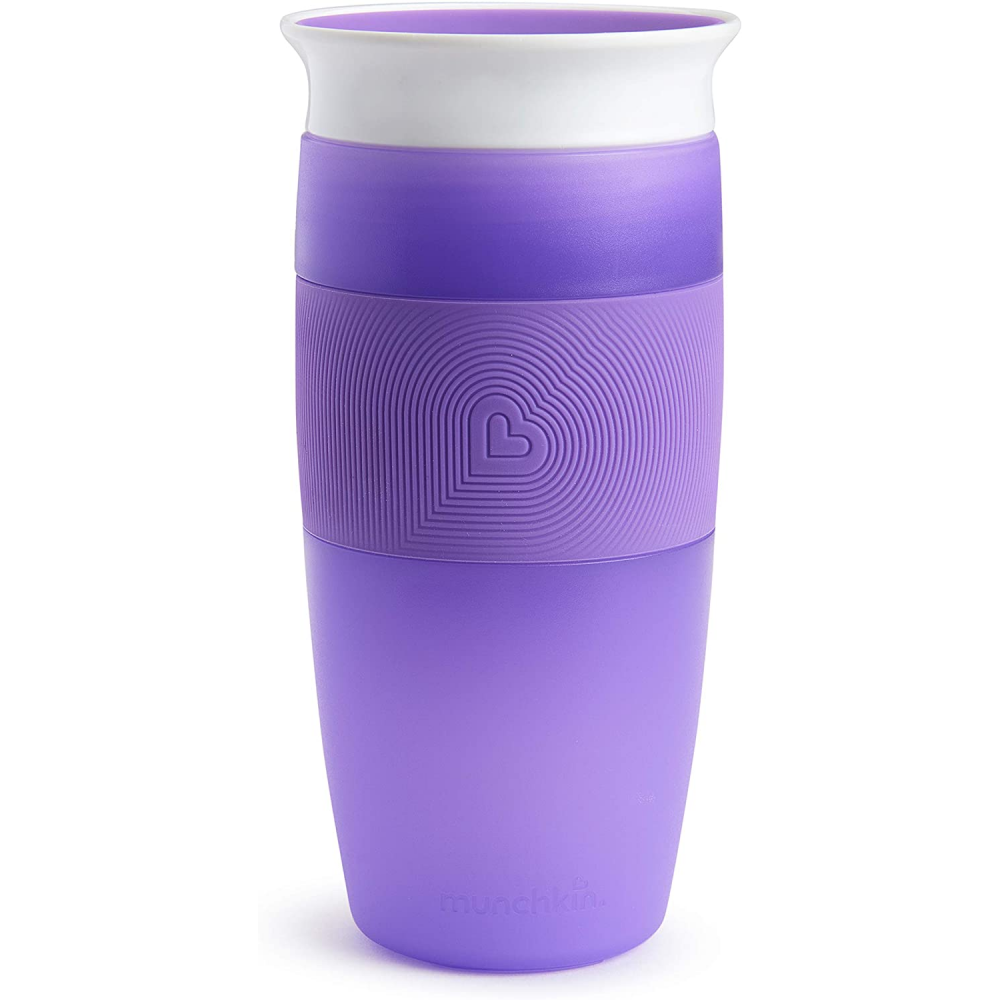 Munchkin Miracle 360 Toddler Sippy 14oz Cup - Purple - Image 3